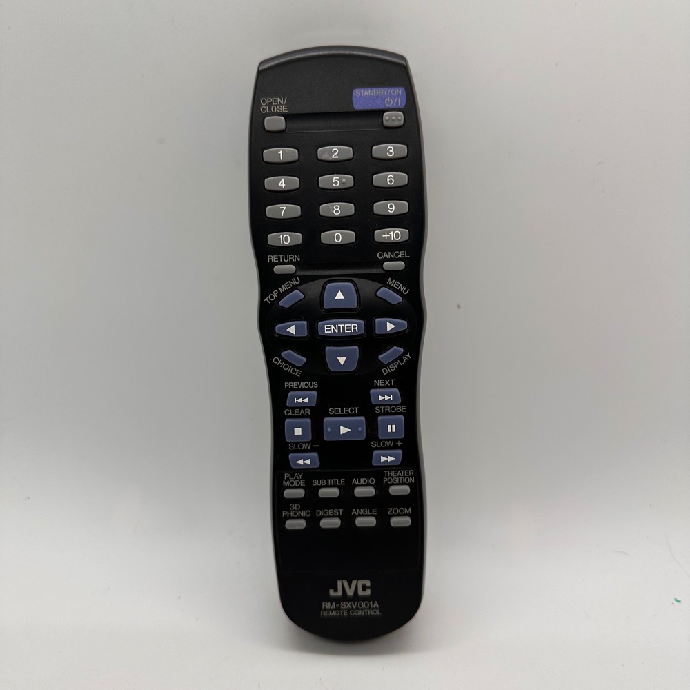 JVC RM-SXv001A Remote Control Replacement or Spare Part Black Tested - Picture 3 of 8